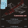 CMK 7157 F-16D Barak conv. set for ACA 1/72