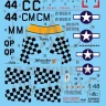 HAD DW72003 Decal P-51 B-C Mustang 15th AF (dry-water) 1/72