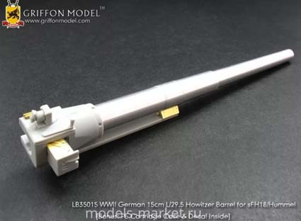 Griffon Model LB35015 15cm L/29.5 Howitzer Barrel for sFH18/Hummel 1:35
