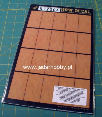 HGW 532004 Light Wood / Natural / Base White декаль 1/32
