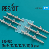 Reskit RS72-0160 BDZ-USK Racks (Su-24/27/30/33/34/35) (6 pcs.) 1/72