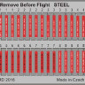 Eduard 73044 Remove Before Flight STEEL 1/72