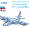 Quinta studio QDS-48249 Су-25 (Звезда) (Small version) 3D Декаль интерьера кабины 1/48
