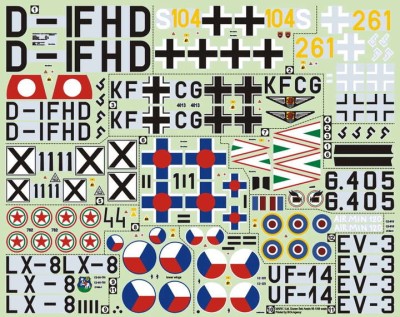 4+ Publications MKD-48002 Publ. Ar 96 colours&amp;markings (incl. decals 1/48)