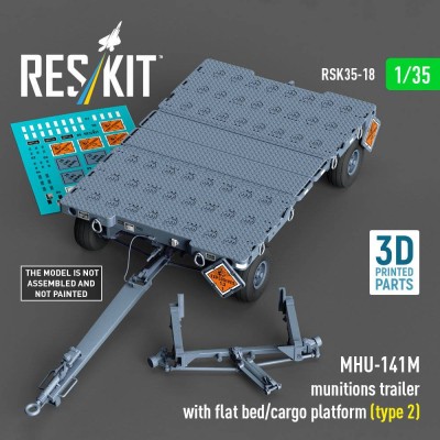 Reskit R35018 MHU-141M munitions trailer w/ flat bed/cargo 1/35