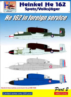 Hm Decals HMD-72042 1/72 Decals Heinkel He 162 Foreign Service Part 2