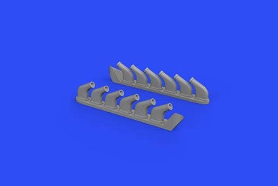Eduard 648485 BRASSIN 1/48 P-51D exhaust stacks (EDU)