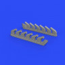 Eduard 648485 BRASSIN 1/48 P-51D exhaust stacks (EDU)