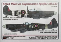 AML AMLC144029 Decals Czech pilots S.Spitfire Mk.IXc - Pt.4 1/144