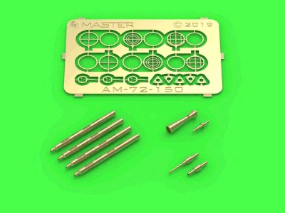 Master AM-72-150 PZL P.11 A/B/C - MG, gunsight &amp; venturi tube 1:72