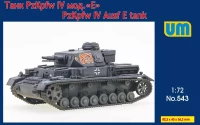 Unimodel UMM-72543 PzKpfw IV Ausf. E tank 1/72