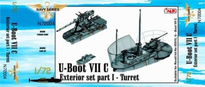 CMK N72004 U-Boot VII Exterior set - part I - Turret for REV 1/72