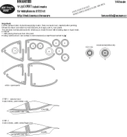 New Ware NWA-M1189 Mask YF-23 EXPERT (HOBBYB) 1/48