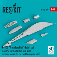 Reskit U48299 F-105 'Thunderchief' detail set (3D Printed) 1/48