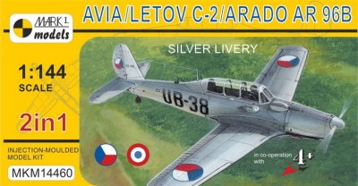 Mark 1 Models MKM-14460 Avia/Letov C-2/Ar 96B 'Silver Livery' 2-in-1 1/144