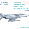 Quinta studio QDS+48686 RF-4C Phantom II (late без DMAS) (Hasegawa) (малая версия) (с 3D-печатными деталями) 1/48