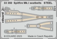 Eduard 33350 Spitfire Mk.I seatbelts STEEL (KOTARE) 1/32