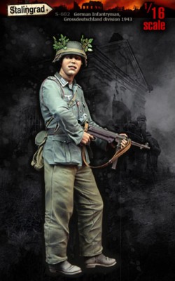 Stalingrad 0602 Немецкий пехотинец 1/16