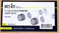 Reskit RSU32-0043 F-4 (E/J/F/G/S) Phantom II exh.nozzles (REV) 1/32
