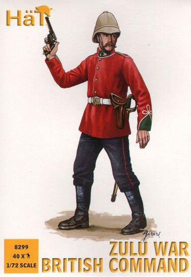 HAT 8299 Zulu War British Command x 48 figures 1/72