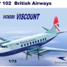 Mach 2 MACHGP102 Vickers Viscount 700 with decals for British Airways 1/72