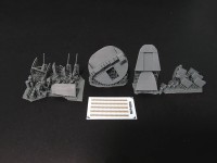Metallic Details MDR48283 Boeing B-17F Flying Fortress BombardierвЂ™s cockpit (Interior set) (designed to the used with Monogram kits) (3D-Printed) 1/48