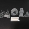 Metallic Details MDR48283 Boeing B-17F Flying Fortress BombardierвЂ™s cockpit (Interior set) (designed to the used with Monogram kits) (3D-Printed) 1/48