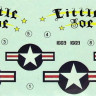 LF Model C72167 Decals RF-80A Shooting Star over Panama (SWD) 1/72