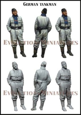 Evolution Miniatures 35194 Германский танкист в зимнем комбезе 1/35