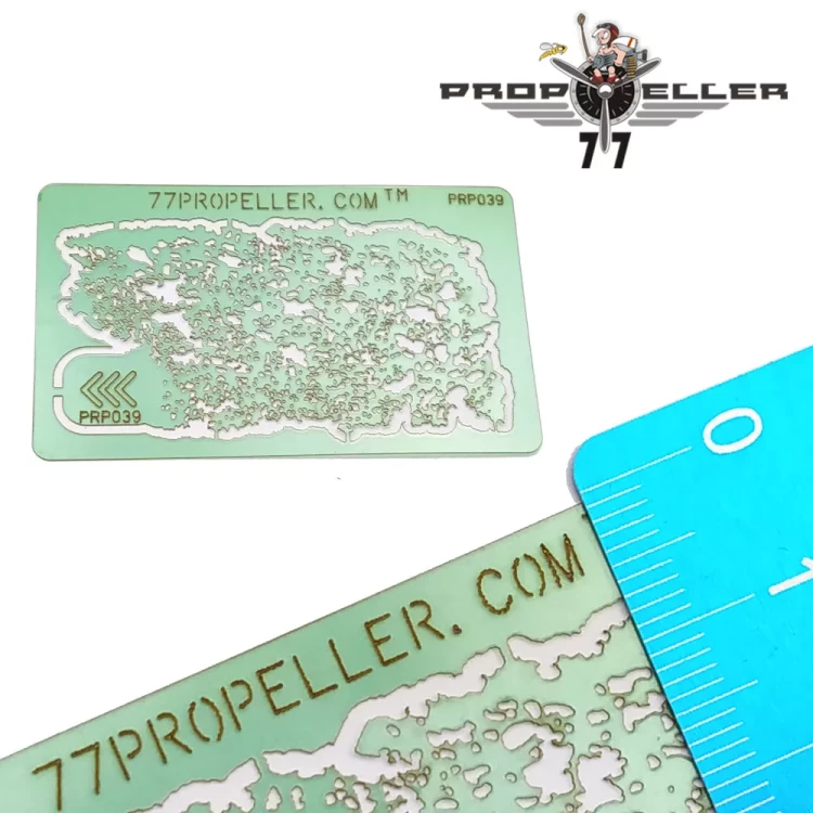 77 Propeller 77PRP039 Small Airbrush Stencils (65mm x 35mm)