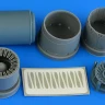 Aires 4949 Mitsubishi F-2A/B exhaust nozzle opened (HAS) 1/48