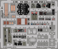 Eduard FE486 F6F-5 interior S.A. Hobby Boss