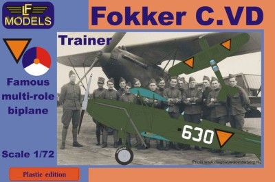 LF Model P7203 Fokker C.VD Holland - Trainer (4x camo) 1/72