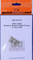 Quickboost QB48 915 MiG-23ML remove before flight covers (TRUMP) 1/48