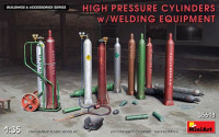 Miniart 35618 1/35 High Pressure Cylinders w/Welding Equipment