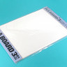 Tamiya 70147 Пластиковые листы (белые матовые) толщиной 3мм (1шт.), полистирин 36,4 х 25,7см