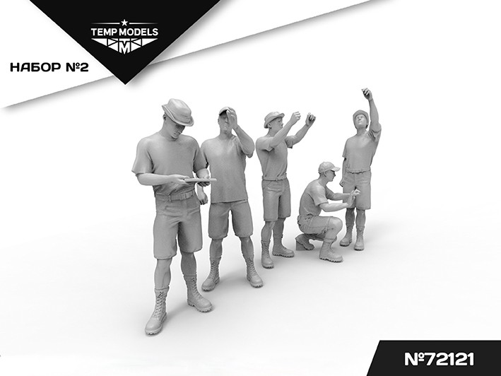 Temp Models 72121 Техники Вкс Рф (Сирия). Набор №2 1/72