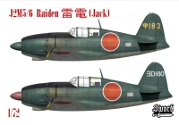 Sword 72161 J2M5/6 Raiden (2x camo) 1/72