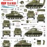 Star Decals 72-A1033 US M4 Sherman. 75th-D-Day-Special.Normandy and France in 1944.66th Armored Regiment, 15th Tank Battalion, 70th Tank Battalion, 81st Tank Battalion 1/72