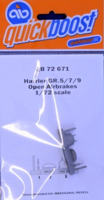 QuickBoost QB72671 Harrier GR.5/7/9 open airbrakes (HAS/REV) 1/72