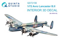 Quinta Studio QD72156 Avro Lancaster B.II (Airfix) 1/72