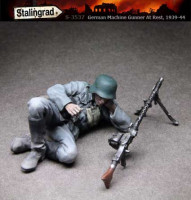 Stalingrad 3537 Немецкий пулеметчик на привале