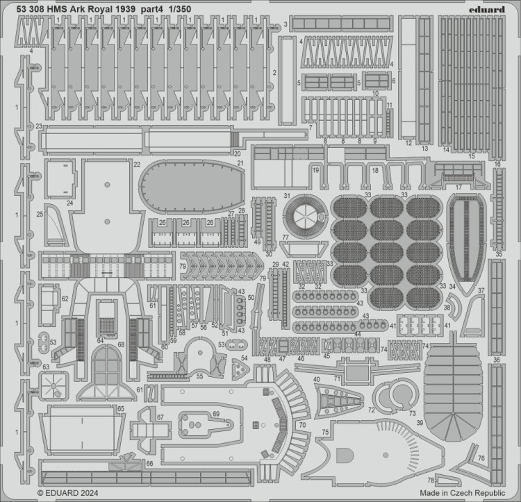 Eduard BIG5372 HMS Ark Royal 1939 (I LOVE KIT) 1/350