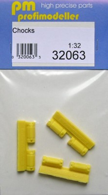 Profimodeller PFM-32063 1/32 US Chocks (3 pairs)
