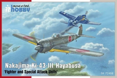 Special Hobby SH72488 Ki-43-III Hayabusa 'Fighter&amp;Spec.Attack Unit' 1/72