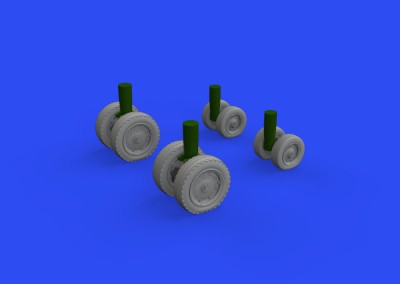 Eduard 648734 BRASSIN CH-47A wheels (HOBBY BOSS) 1/48