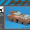 Black Dog T35288 Sd.Kfz.234/3 Armoured Car accessories set (designed to be used with Italeri kits) 1/35