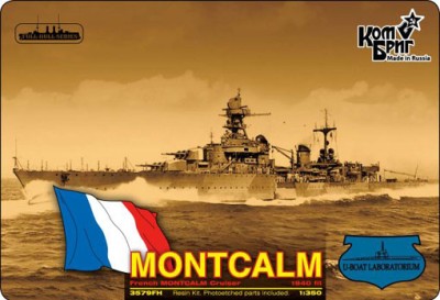 Combrig 3579WL	French Montcalm Light Cruiser, 1940 1/350