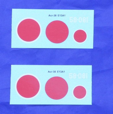 Rising Decals ACR038 Japanese Navy 20mm cannon Type 99 for E13A1 1/72