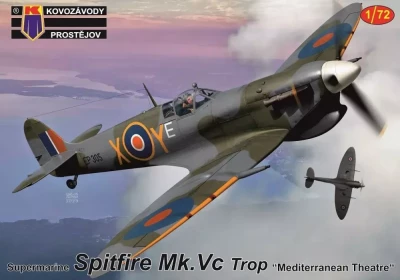Kovozavody Prostejov 72417 Spitfire Mk.Vc Trop 'Mediterranean Theatre' 1/72
